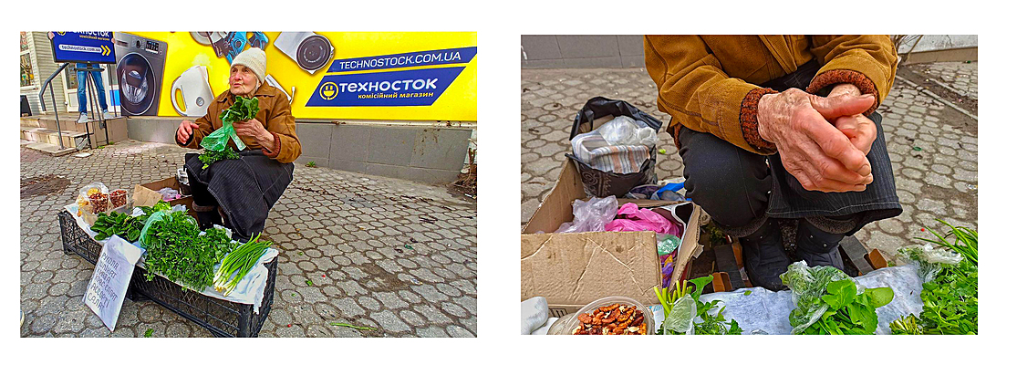 Незаметный бизнес: чем торгуют бабушки на улицах Запорожья (Фото)