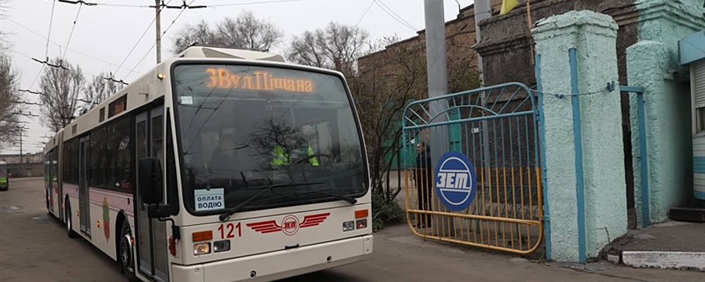 В Запорожье новый европейский троллейбус запустили на один из самых длинных маршрутов
