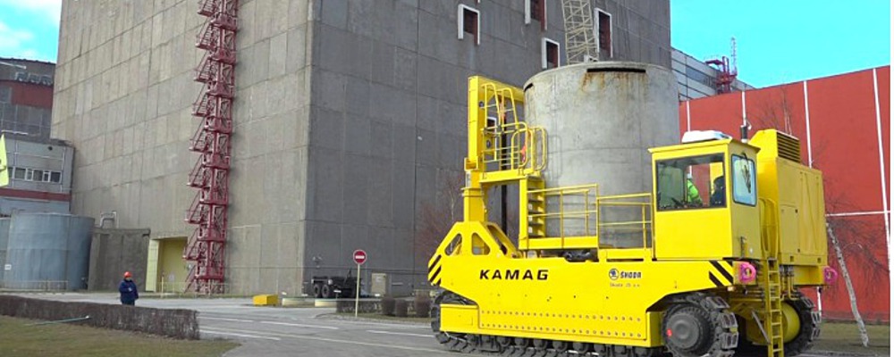 На ЗАЭС закупили современный транспортер для ядерных отходов за 2,6 млн. евро