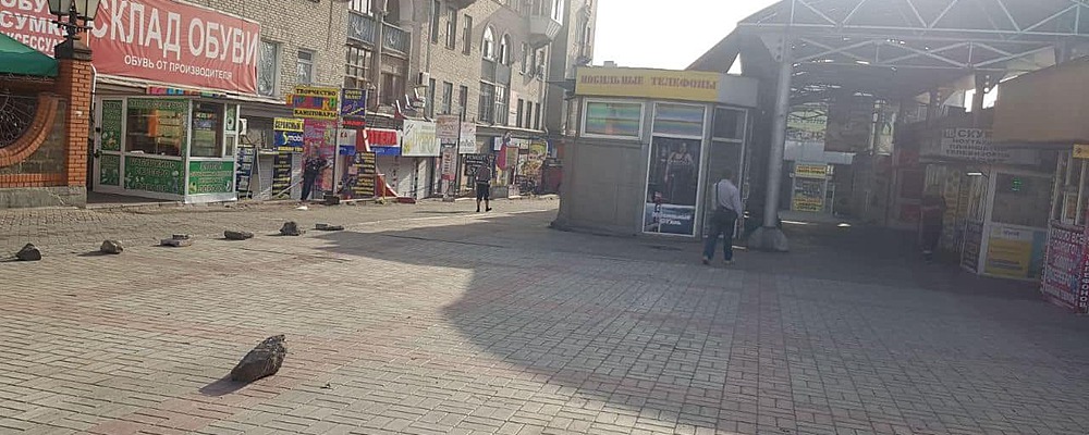 На центральном рынке "Анголенко" демонтировали более 20 киосков