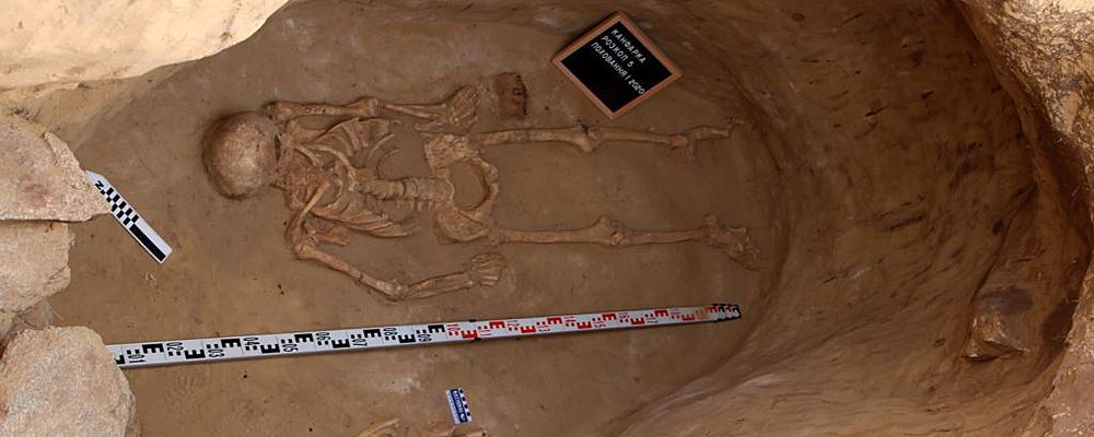 На Хортице нашли захоронение скифского воина, которому более 2500 лет