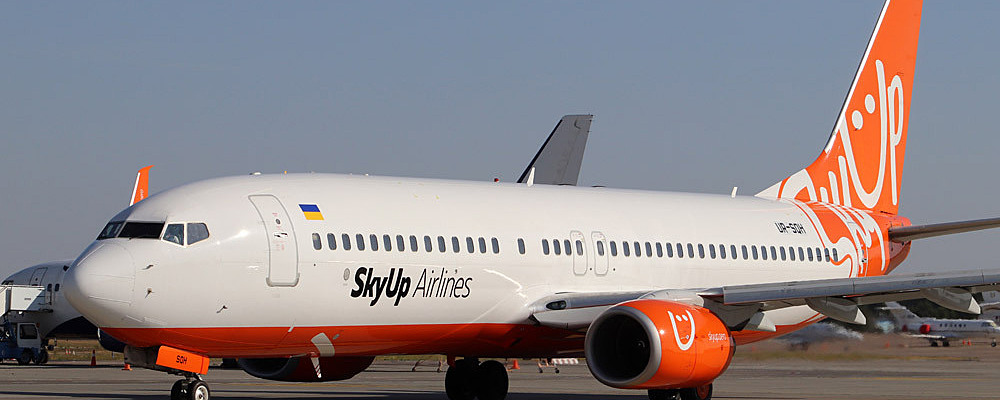 Лоукостеру SkyUp аннулировали лицензию на четыре авиарейса из Запорожья