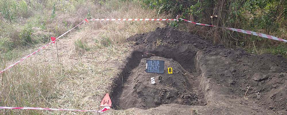 В запорожском селе разыскивают родных воина Второй мировой, останки которого нашли недавно