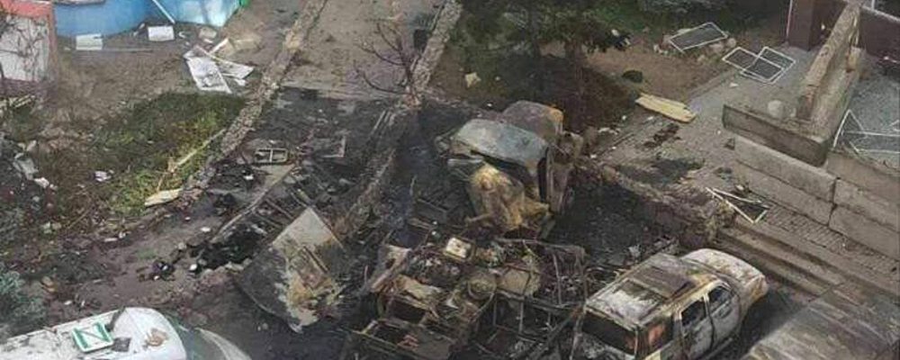 Внаслідок нічних вибухів в Енергодарі ранені 6 окупантів