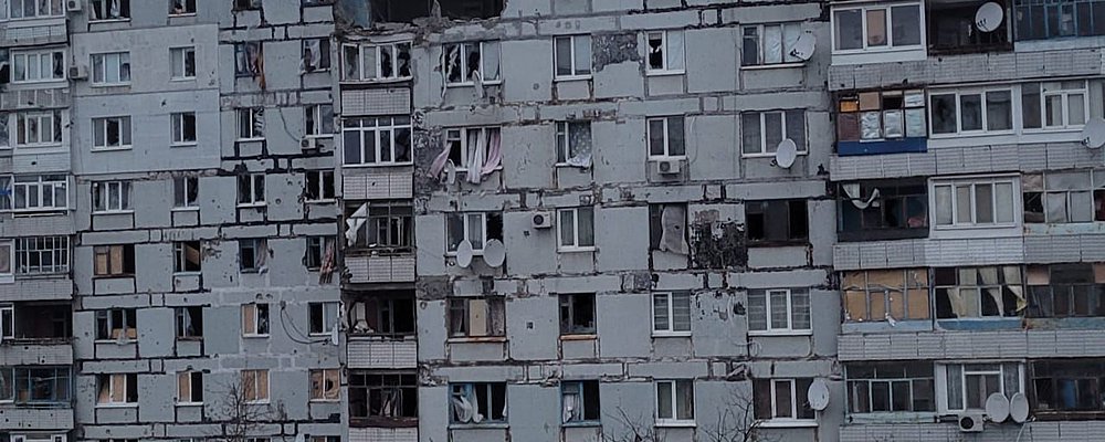 росіяне обстріляли житлову 9-поверхівку під Запоріжжям