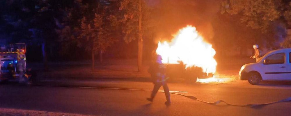 В Запоріжжі затримали двох підпалювачів військового авто (Фото)